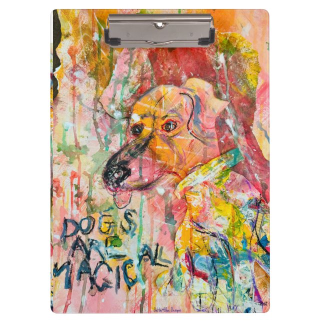 Hunde sind magisch klemmbrett (Vorderseite)