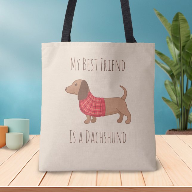 Hunde sind mein Lieblings-Dackel-Hund Tasche (Von Creator hochgeladen)
