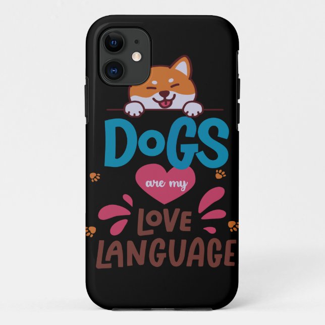 Hunde sind meine Liebe Case-Mate iPhone Hülle (Rückseite)