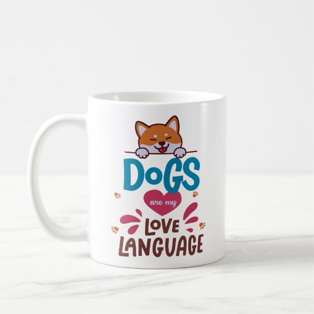 Hunde sind meine Liebe Kaffeetasse (Links)