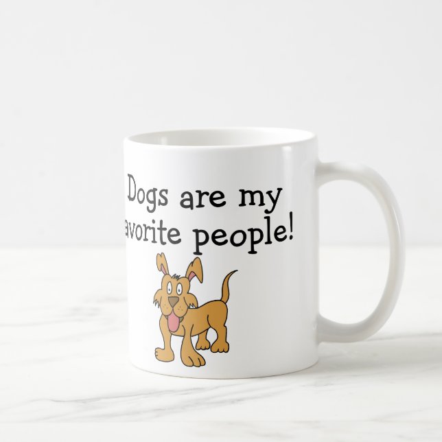 Hunde sind meine Lieblings-Tasse Kaffeetasse (Rechts)