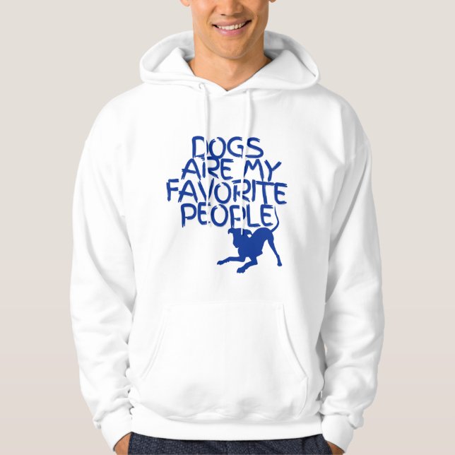 Hunde sind meine Lieblingsgestalter Hoodie (Vorderseite)