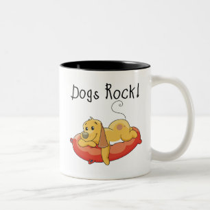 Hunde sind super zweifarbige tasse