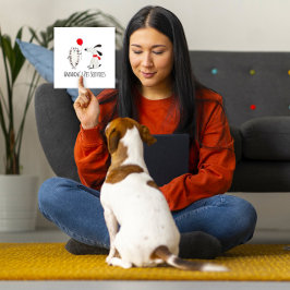 Hunde Sitter Cat Sitter Haustiere Dienstleistungen Quadratische Visitenkarte