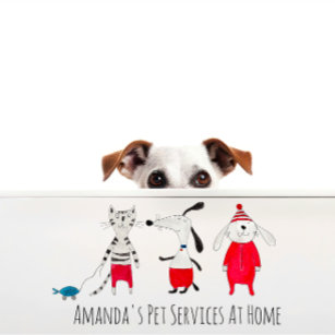 Hunde Sitter Cat Sitter Haustiere Dienstleistungen Visitenkarte