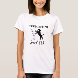 Hunde Social Club Dackel Hunde Mama Geschenk T-Shirt
