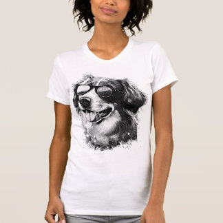 Hunde Sonnenbrille Tier Cool Hunde mit Basset T-Shirt