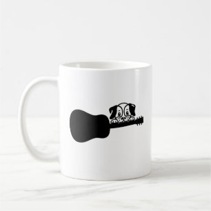 Hunde spielen Gitarre Kaffeetasse