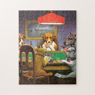 Hunde spielen Poker - Ein Freund in Not