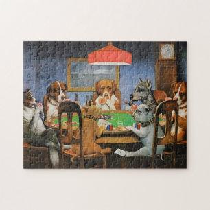 Hunde spielen Poker von Cassius Marcellus Coolidge