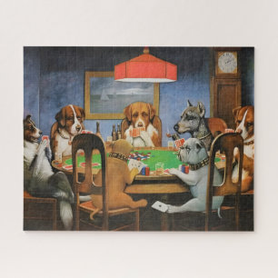 Hunde spielen Poker von Cassius Marcellus Coolidge
