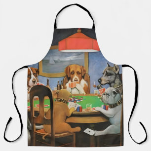Hunde spielen Poker von Cassius Marcellus Coolidge Schürze