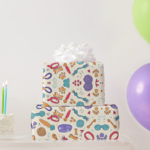 Hunde Spielzeug Muster Muster Leckereien Pet Pette Geschenkpapier