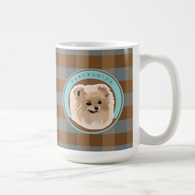 Hunde-Spitz Kaffeetasse (Rechts)