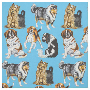 Hunde Stoff
