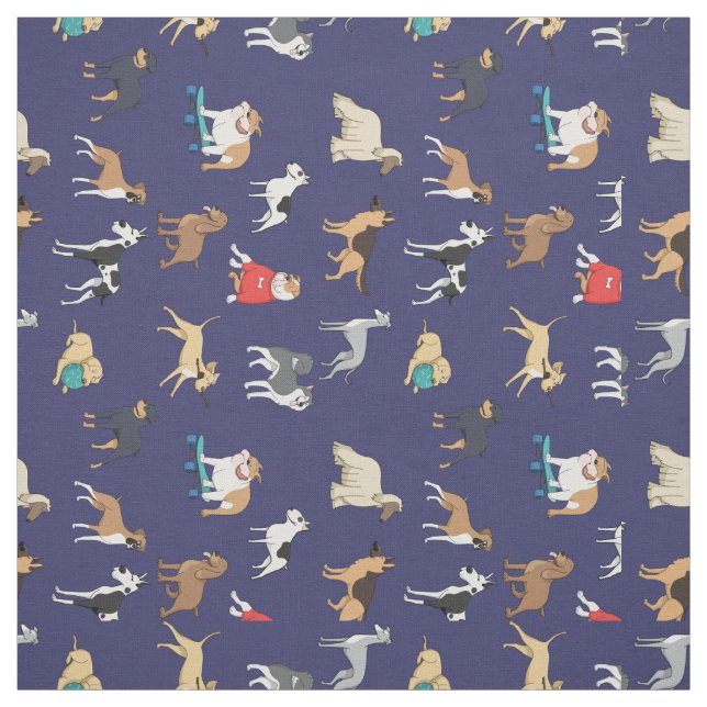 Hunde Stoff (Muster)