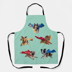 Hunde-Superhelden-Schürze Schürze