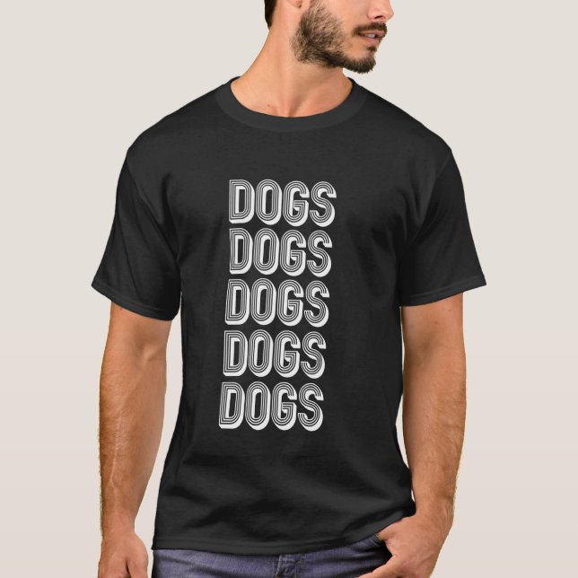 Hunde T-Shirt (Vorderseite)