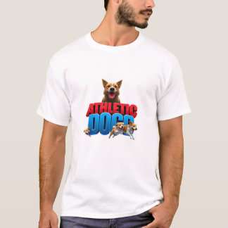 Hunde-T-Shirt mit niedlichen Welpen-Illustrationen T-Shirt