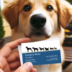 Hunde-Themen-Pet-Design Visitenkarte