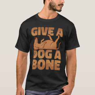 Hunde Tier Hunde Knochen T-Shirt