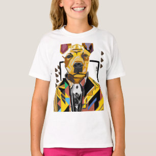 Hunde tragen einen Anzug: Digitale Kunst T-Shirt