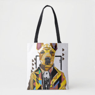 Hunde tragen einen Anzug: Digitale Kunst Tasche