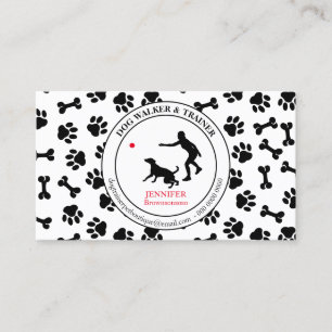 Hunde-Trainer Simple Paws Pet Visitenkarte