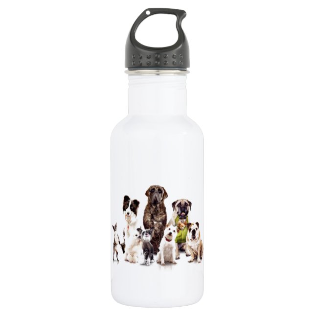Hunde Trinkflasche (Vorderseite)