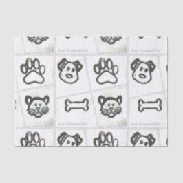 Hunde-u. Katzen-Seidenpapier Seidenpapier
