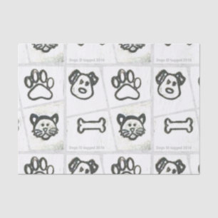 Hunde-u. Katzen-Seidenpapier Seidenpapier
