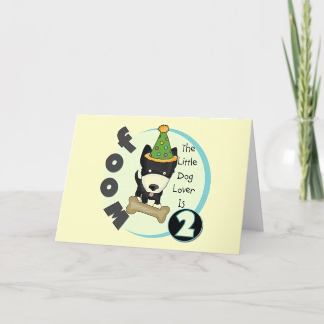 Hunde über 2. Geburtstag - Hemden und Geschenke Karte (Vorderseite)