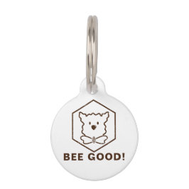 Hunde- und Bienendesign Haustiermarke