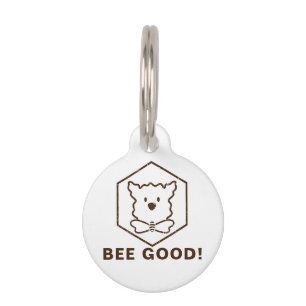 Hunde- und Bienendesign Haustiermarke