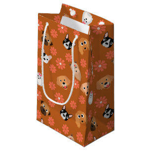 Hunde-und Blumen-Rost Kleine Geschenktüte