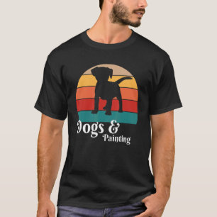 Hunde und Gemälde T-Shirt