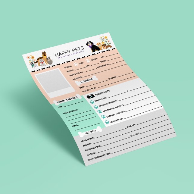 Hunde und Haustiere Sitzinformationen (Von Creator hochgeladen)