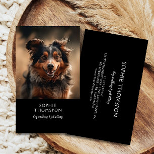 Hunde und Haustiere Visitenkarte