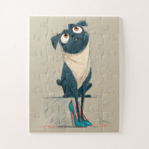 Hunde und High Heels - Funny Puzzle