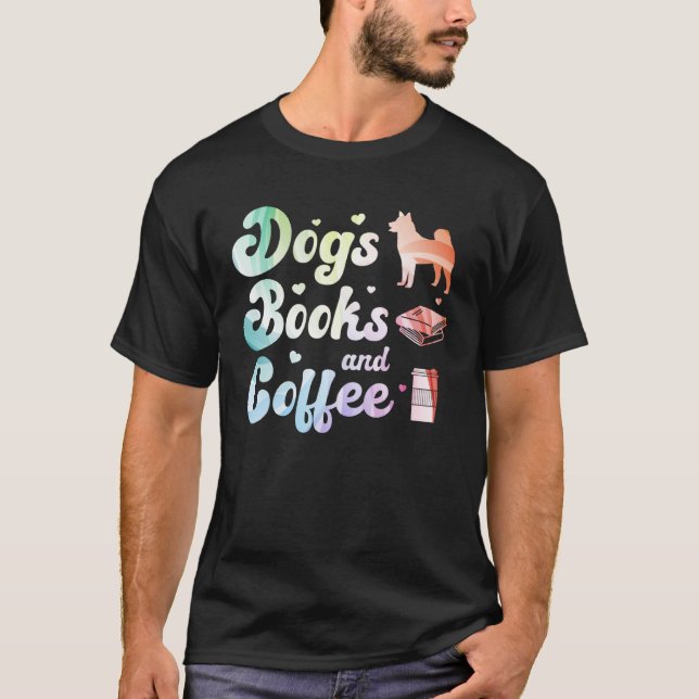 Hunde und Kaffee 2 T-Shirt (Vorderseite)