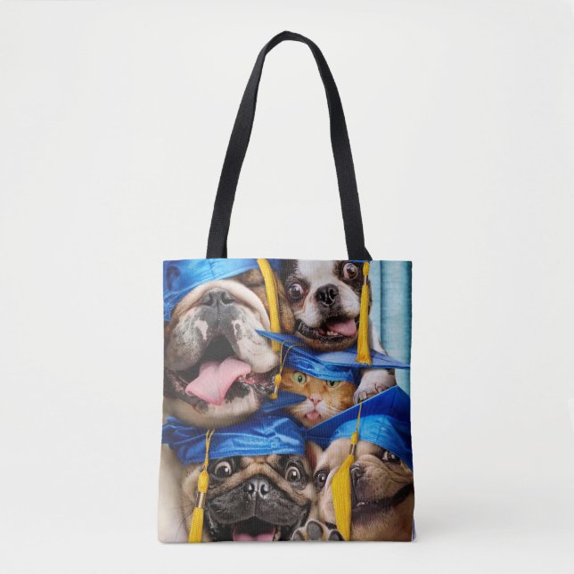 Hunde- und Katzen-Absolventen im Fotobooth Tasche (Vorderseite)