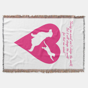 Hunde und Katzen Decke