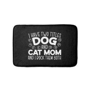 Hunde und Katzen Mama Mütter Tag beste Mama je Tie Badematte