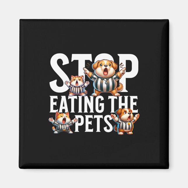 Hunde und Katzen Springfield pe Magnet (Vorne)