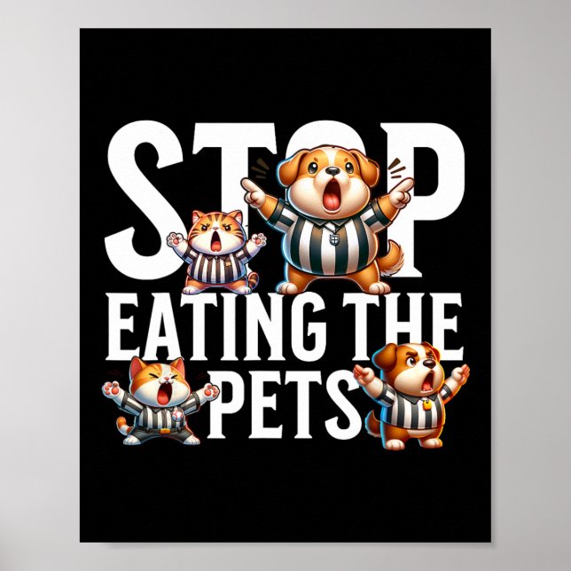 Hunde und Katzen Springfield pe Poster (Vorne)