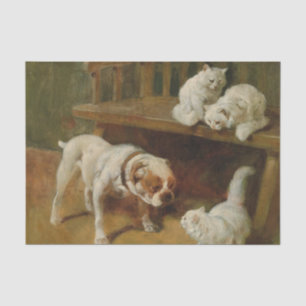 Hunde und Katzen von Arthur Heyer Seidenpapier