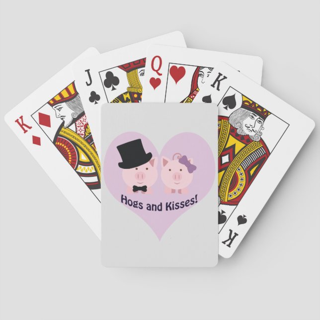 Hunde und Küsse! Spielkarten (Rückseite)