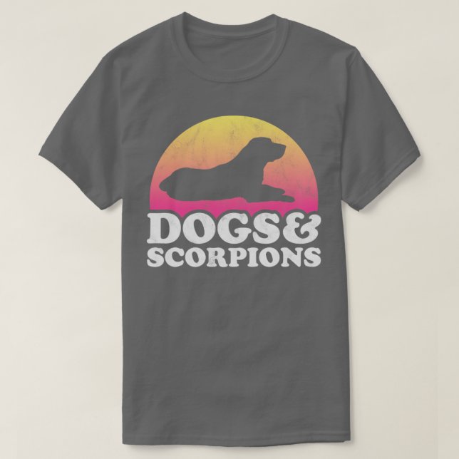 Hunde und Skorpione Hunde und Skorpion Geschenk T-Shirt (Design vorne)