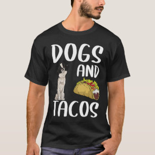 Hunde und Tacos Japanisches Chin mexikanisches Ess T-Shirt