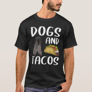 Hunde und Tacos Kerry Blue Terrier mexikanische Kü T-Shirt